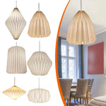 suspension lumineuse moderne origami beige plissé opacité intérieur chambre salon