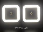 veilleuse led nuit blanc bleu orange rose rectangulaire moderne minimaliste adhésive adaptateur secteur