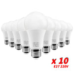 ampoules led e27 blanc moderne opacité 3w 6w 9w 12w 15w 18w 30000h