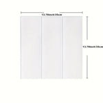 sticker mural 3d bois autocollant moderne imperméable 35x35cm naturel beige clair