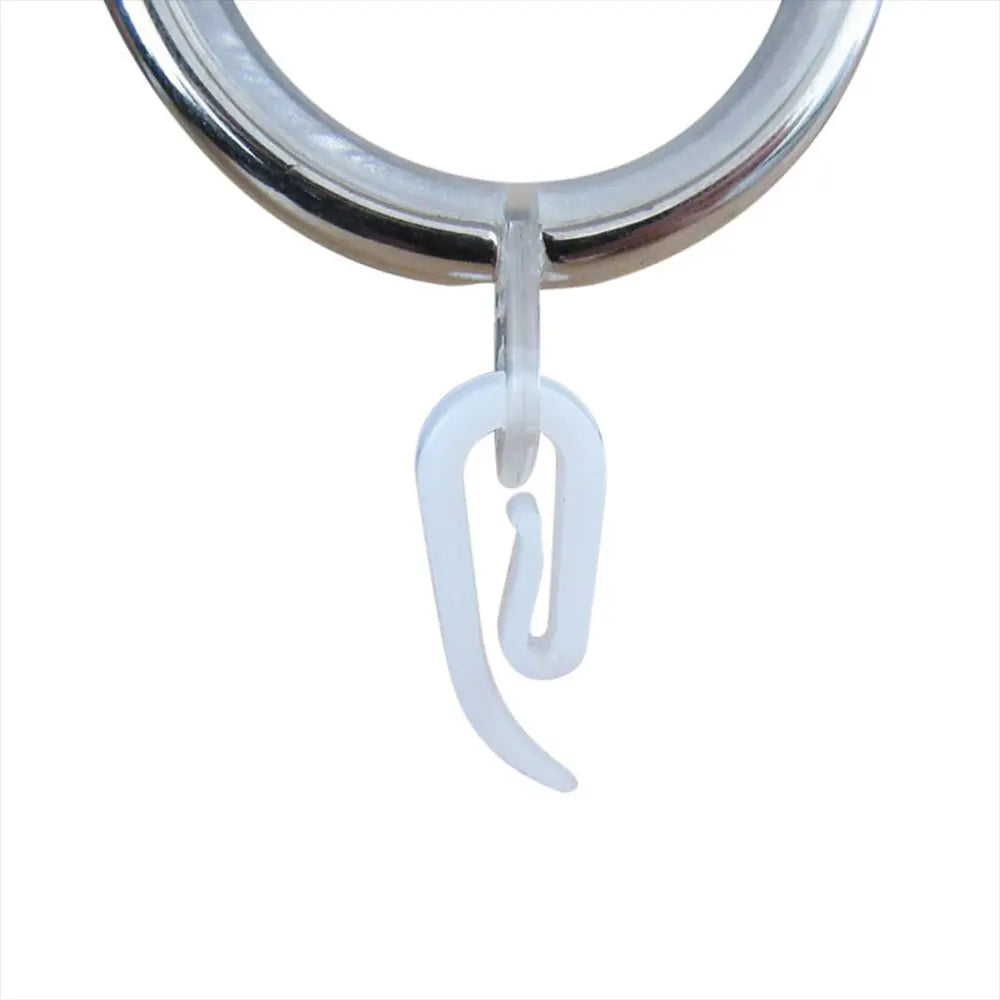 crochets rideau douche plastique blanc translucide moderne adhésifs 100 pièces minimalistes accessoires fenêtre