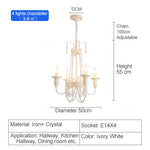 lustre classique noir blanc cristaux pendus vintage métal travaillé ampoules