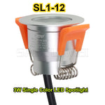 projecteur led spot argent orange moderne câble noir connecteur rouleau réglable télécommande