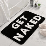 tapis bain antidérapant multicolore moderne lettres relief entrée sol bain adultes polypropylène polyester