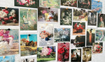 cartes postales artistes classiques divers motifs clips inclusion pack thirty pieces