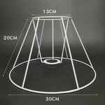 support lampe moderne grille fleurs blanc opacité bricolage fixations invisibles abat jour