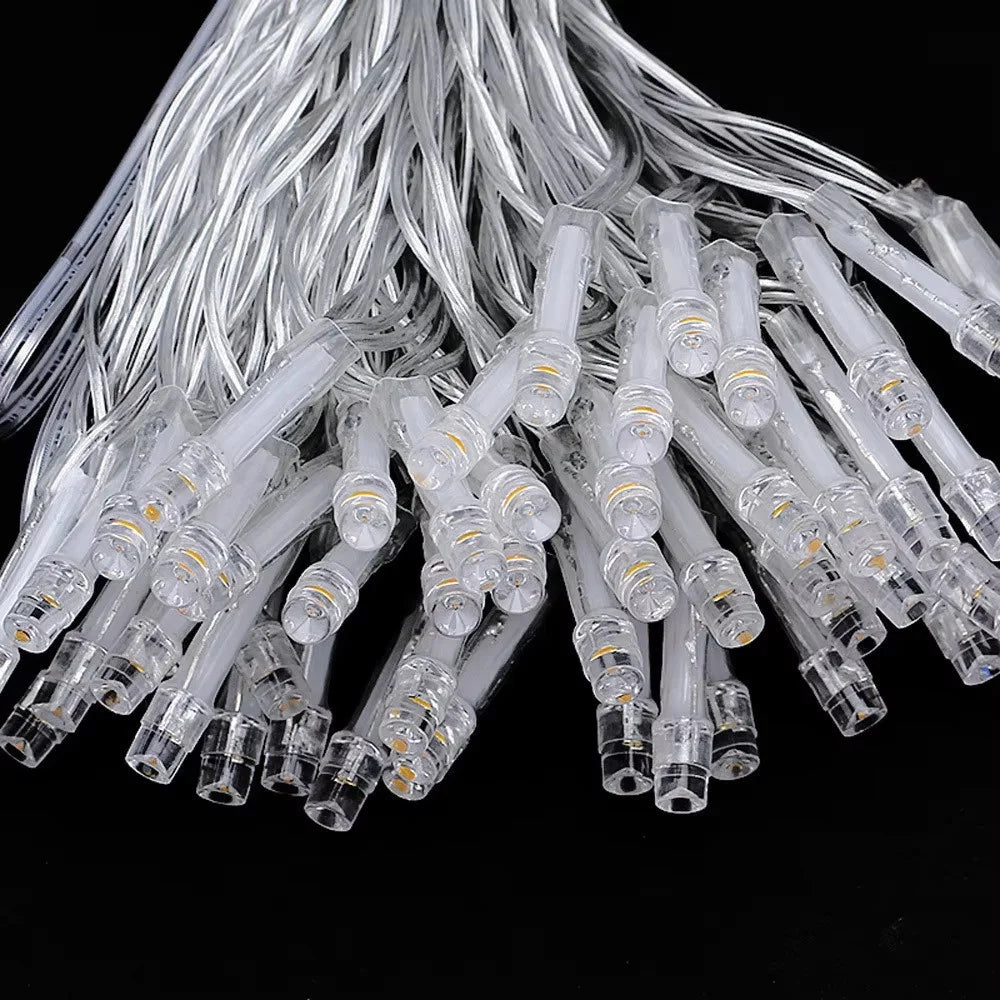 guirlande lumineuse led multicolore blanc noel mariage festif télécommande moderne