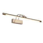 lampe led moderne argentée fixée mur 60cm clips fixation 12w