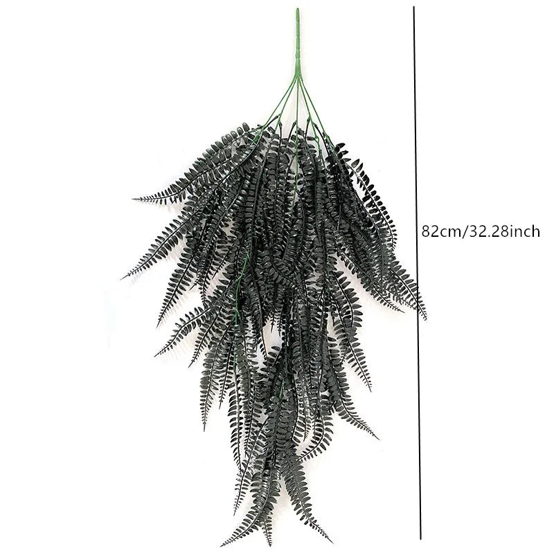 bouquet artificiel feuilles noires modernes décoration intérieure halloween minimalisteextérieurcoration événementiel