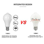 ampoule led e27 blanc moderne capteur mouvement infrarouge intelligent lumière chaude auto interrupteur