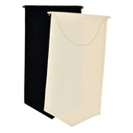 bannières décoratives modernes minimalistes tissu beige noir pins texture tissée