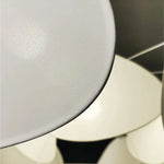 suspension lumineuse moderne blanc formes organiques ampoules câbles suspendus flux lumineux 2000 82000 certification