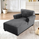 coussin chaise longue velours beige moderne adhésif salon fauteuil canapé sectionnel futon lavable automne