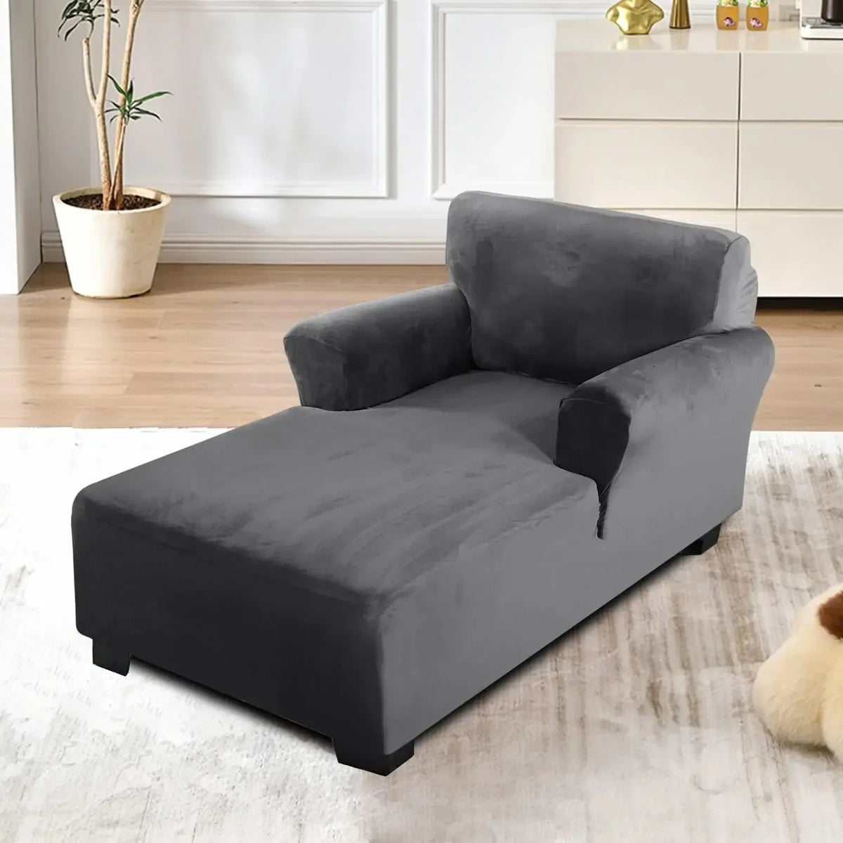 coussin chaise longue velours beige moderne adhésif salon fauteuil canapé sectionnel futon lavable automne