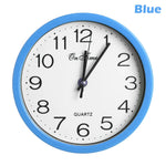 horloge murale moderne quartz aiguille noir cadre blanc étude chambre cuisine