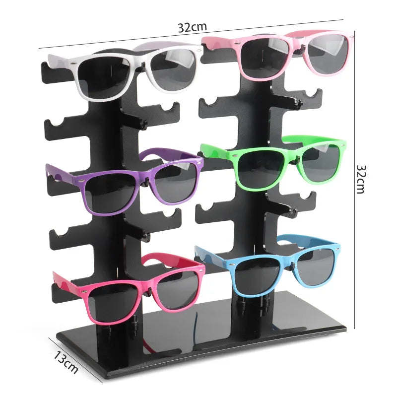 présentoir moderne lunettes clips acrylique niveaux rangement opticien