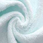 serviettes bain bambou motif feuilles violet jaune rose vert bleu marron opaques classiques 70x140cm
