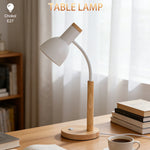 lampe moderne 9W blanc bois rose ampoule visible certification ROHS LED E27 contemporaine
