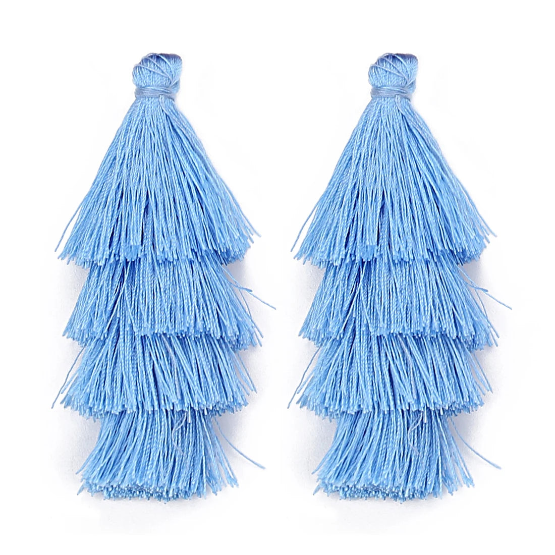 pompons franges polyester violet vert bleu rose boho chic décor maison rideau vêtement