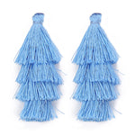 pompons franges polyester violet vert bleu rose boho chic décor maison rideau vêtement