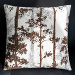 housse coussin géométrique marron nordique velours moderne décoration intérieure pliée automobile