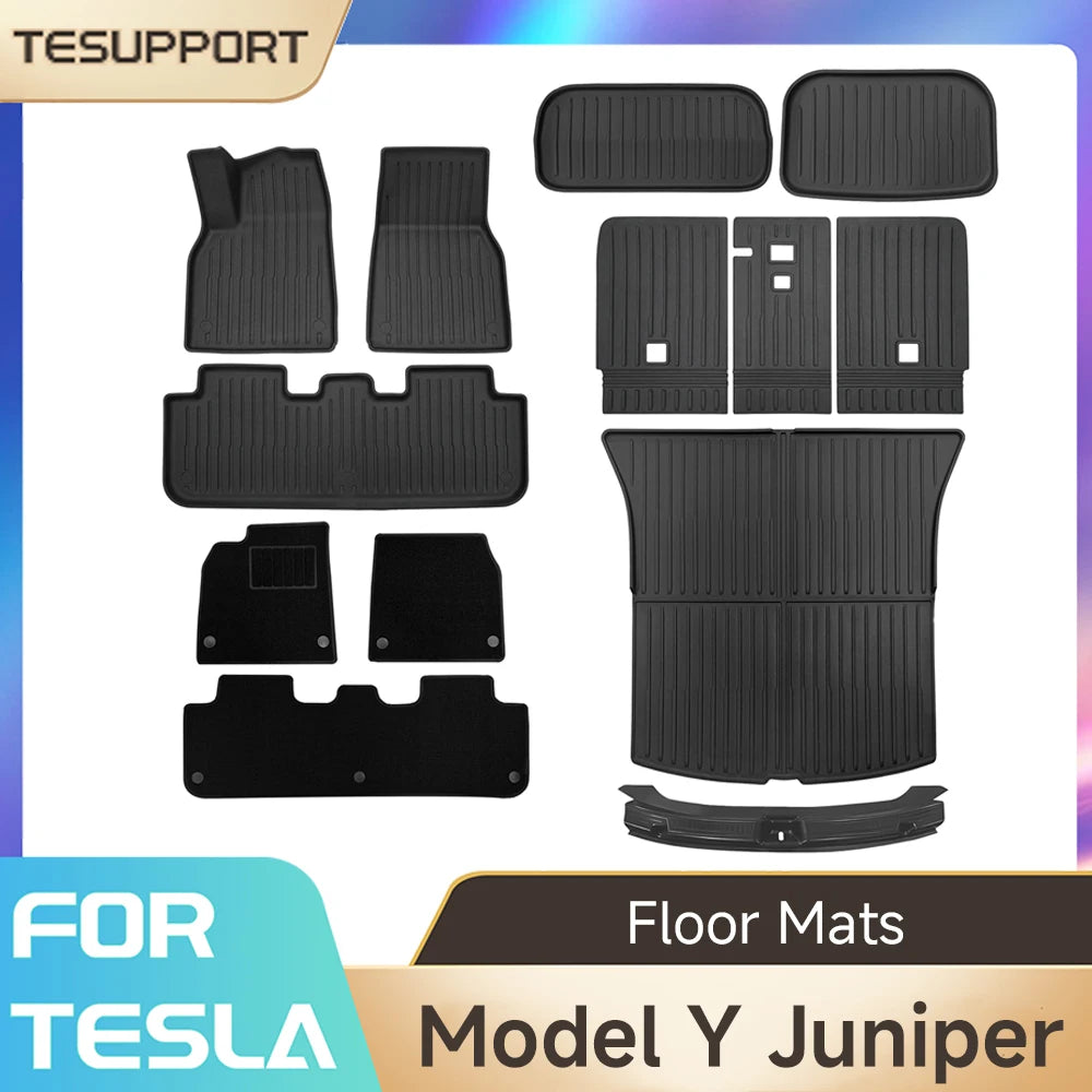 tapis sol voiture noir tissé clips moderne tapis coffre rangement conducteur passagerarrière