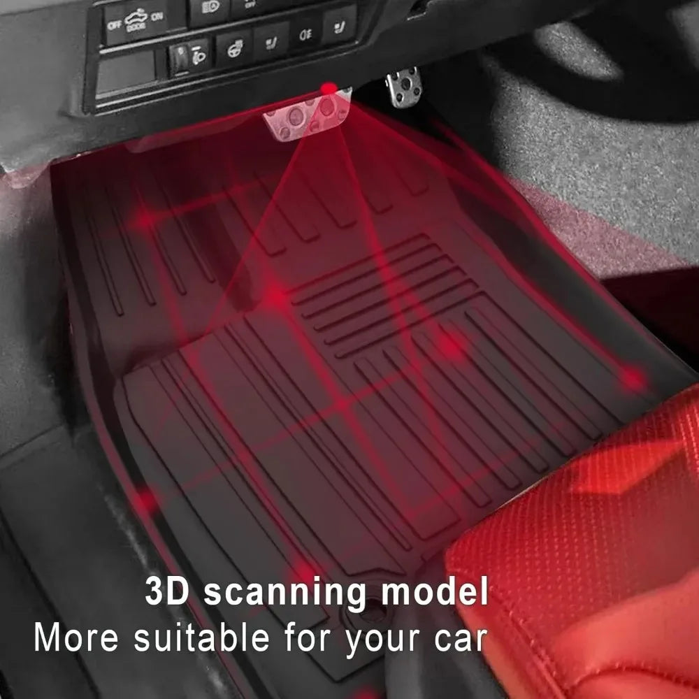 tapis sol noir rayures horizontales adhésif moderne poignées tpe toutes saisons toyota tundra 2022
