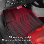 tapis sol noir rayures horizontales adhésif moderne poignées tpe toutes saisons toyota tundra 2022