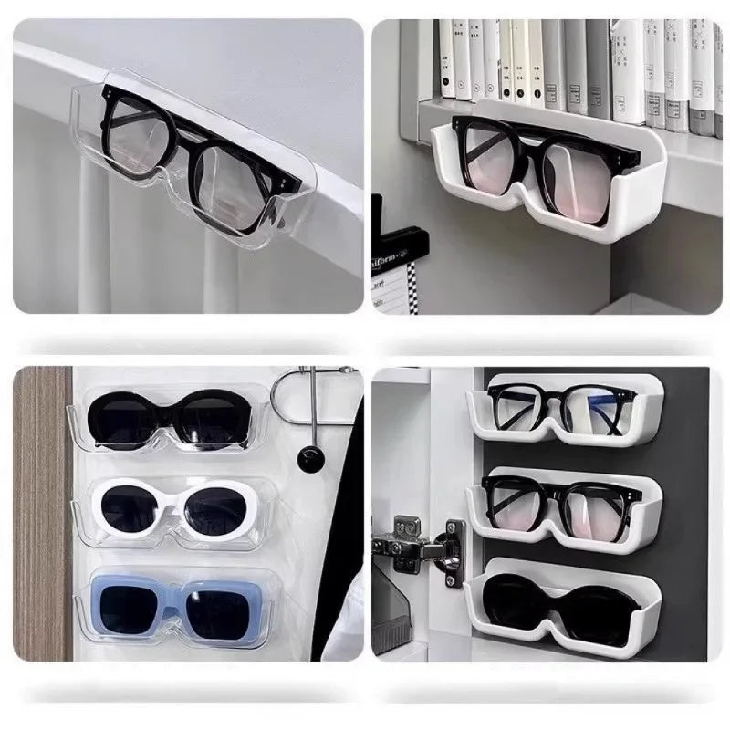 rangement lunettes adhésif transparent moderne boîte pièce PVC respectueux environnement