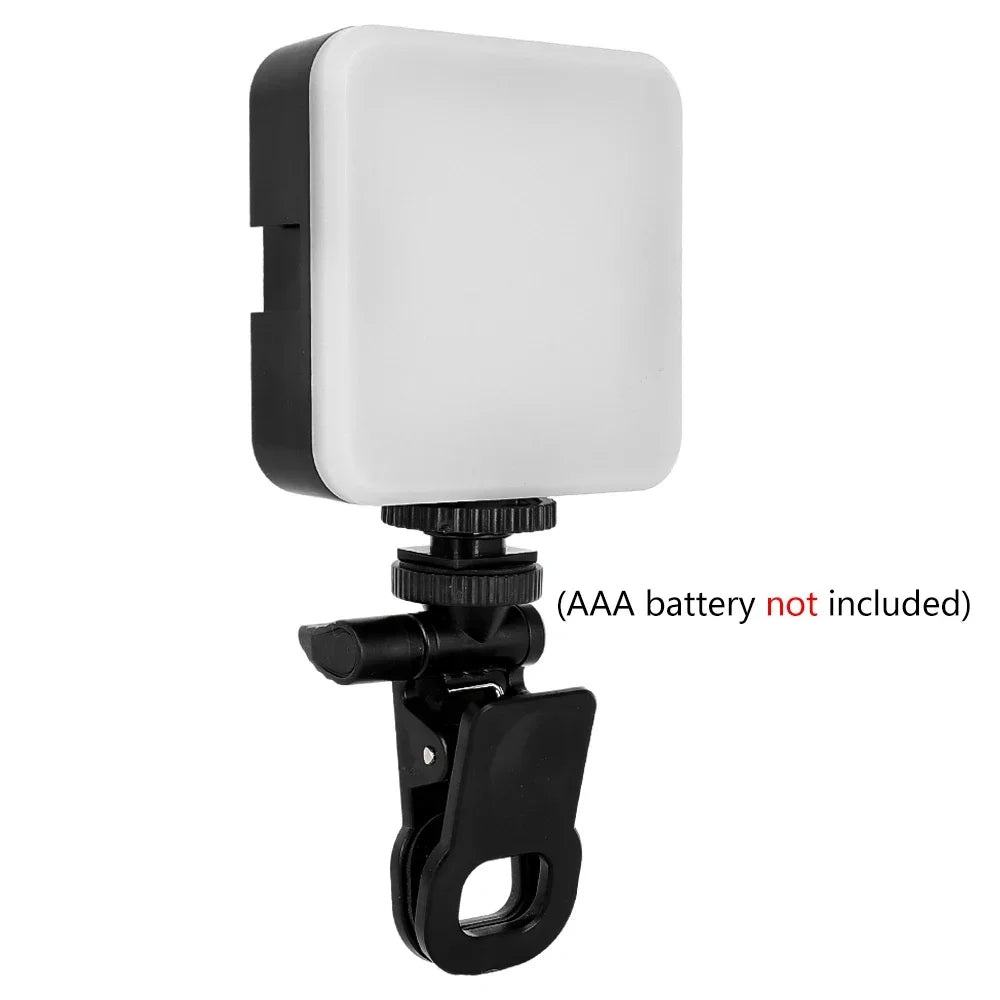lampe led selfie noir blanche clip réglable modernes maquillage tiktok direct videoconférence