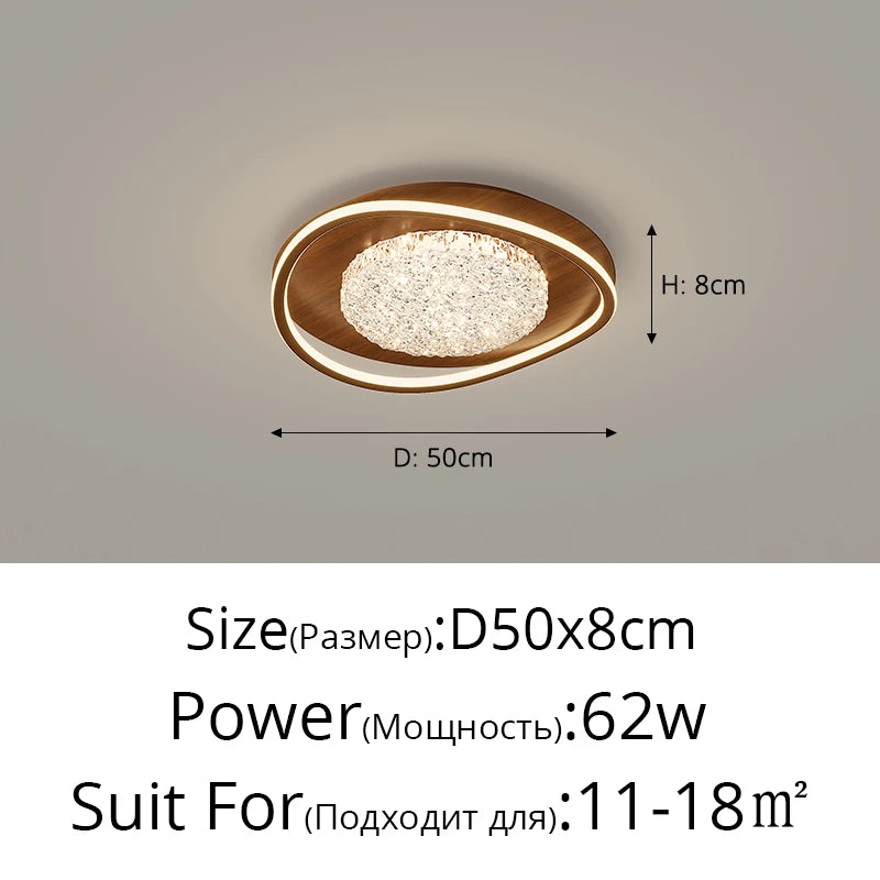 plafonnier moderne blanc doré cristaux effet glace craquelée éclairage led facile haute qualité