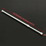 barre tension télescopique adhésive extensible moderne blanc 18 110cm respectueuse environnement