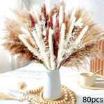 bouquet fleurs séchées beige vert boho rustique décoration intérieure anniversaire mariage pendaison crémaillère