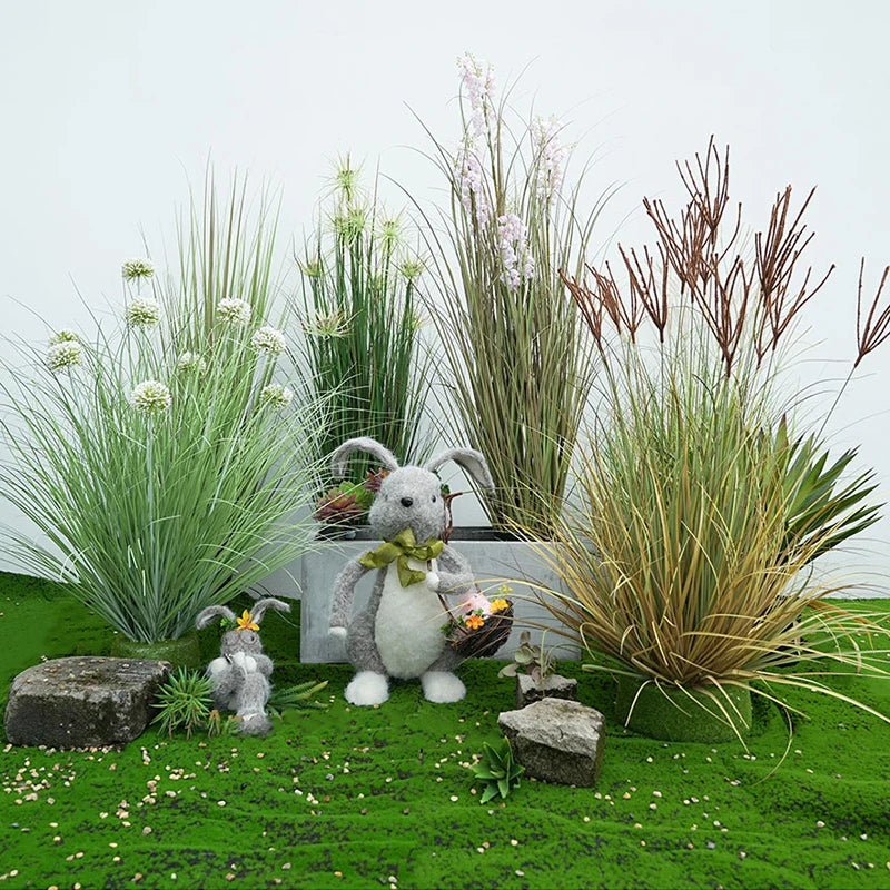 plantes vertes artificielles potées modernes décoration intérieure extérieure 120cm 90cm