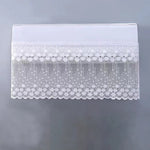 couverture climatiseur moderne dentelle brodée fleurs blanc translucide anti poussière chambre coucher