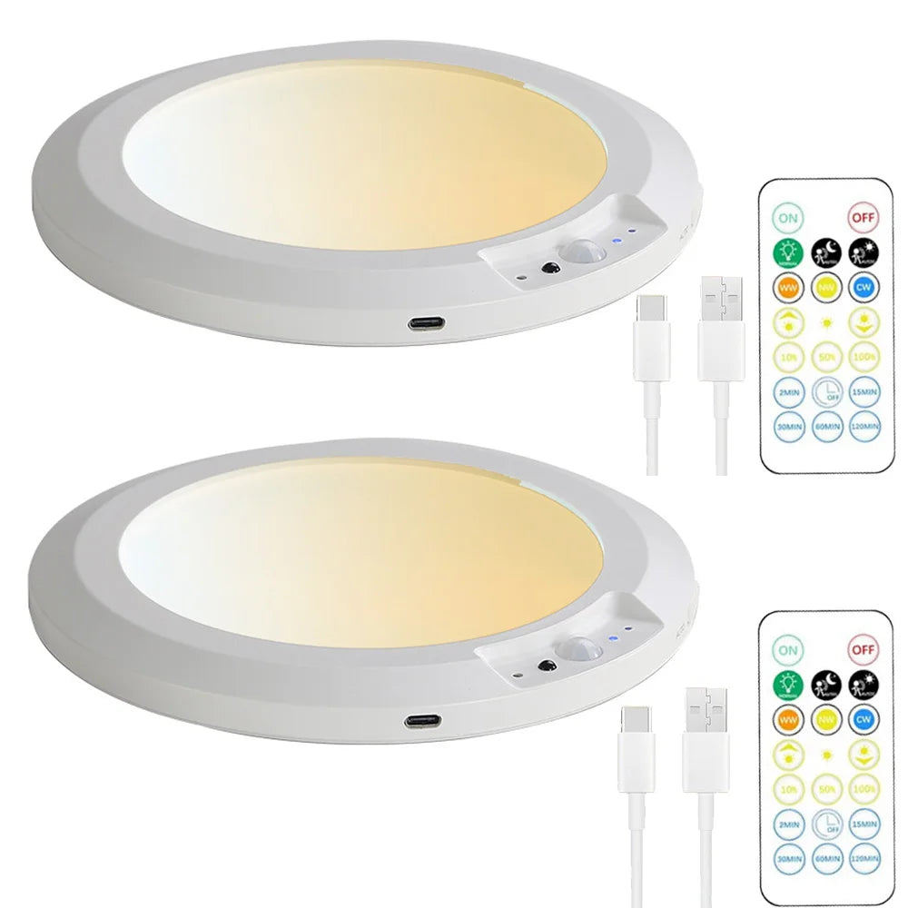 lampe led rechargeable détecteur mouvement couleurs ajustable télécommande moderne autonomie longue