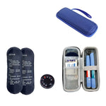 gaine réfrigération bleu flocons neige moderne sac isolation pilules insulin diabète refroidissement travel organizer