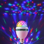 ampoule led multicolore effet scène diamant moderne interrupteur mural vis e27 disco ktv dj