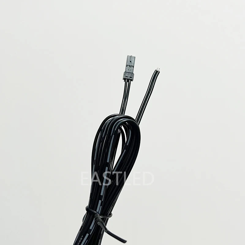 câble led extension fil souder connecteur mâle noir 2m abs moderne clothe cabinet lumière