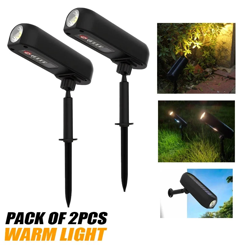 projecteur solaire extérieur noir ip65 led moderne murale