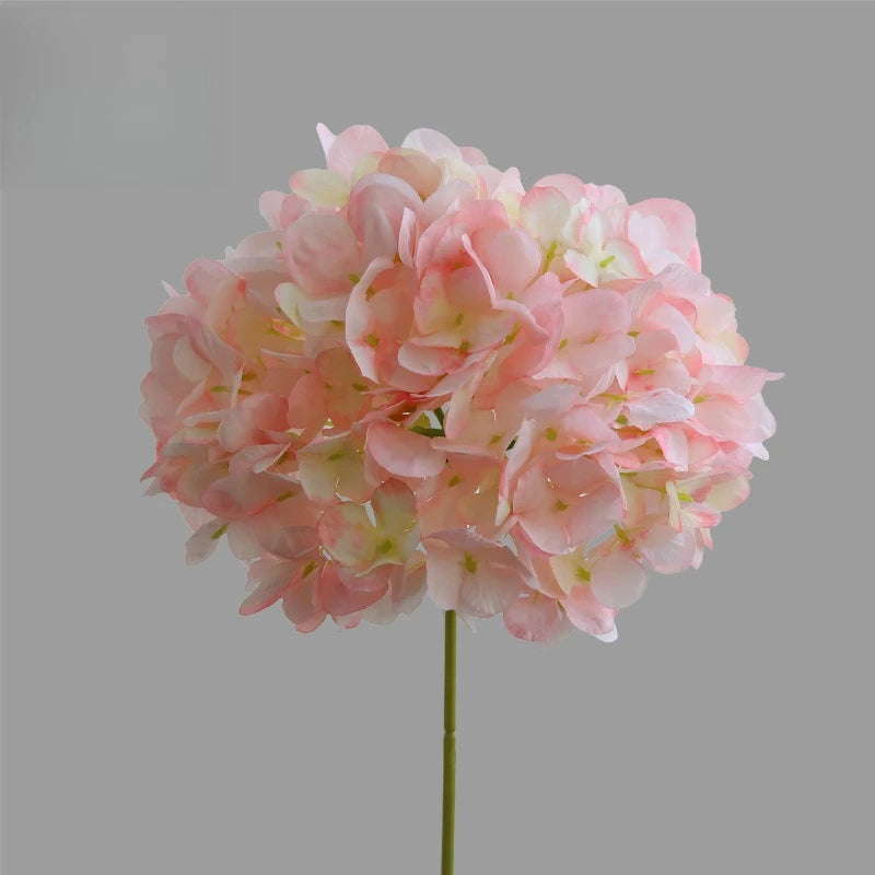 décoration intérieure bouquet artificiel hortensia soie vert blanc violet modernes 70cm 20cm
