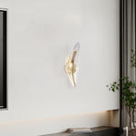Lampes murales LED transparentes modernes effet paillettes cuisine salle manger