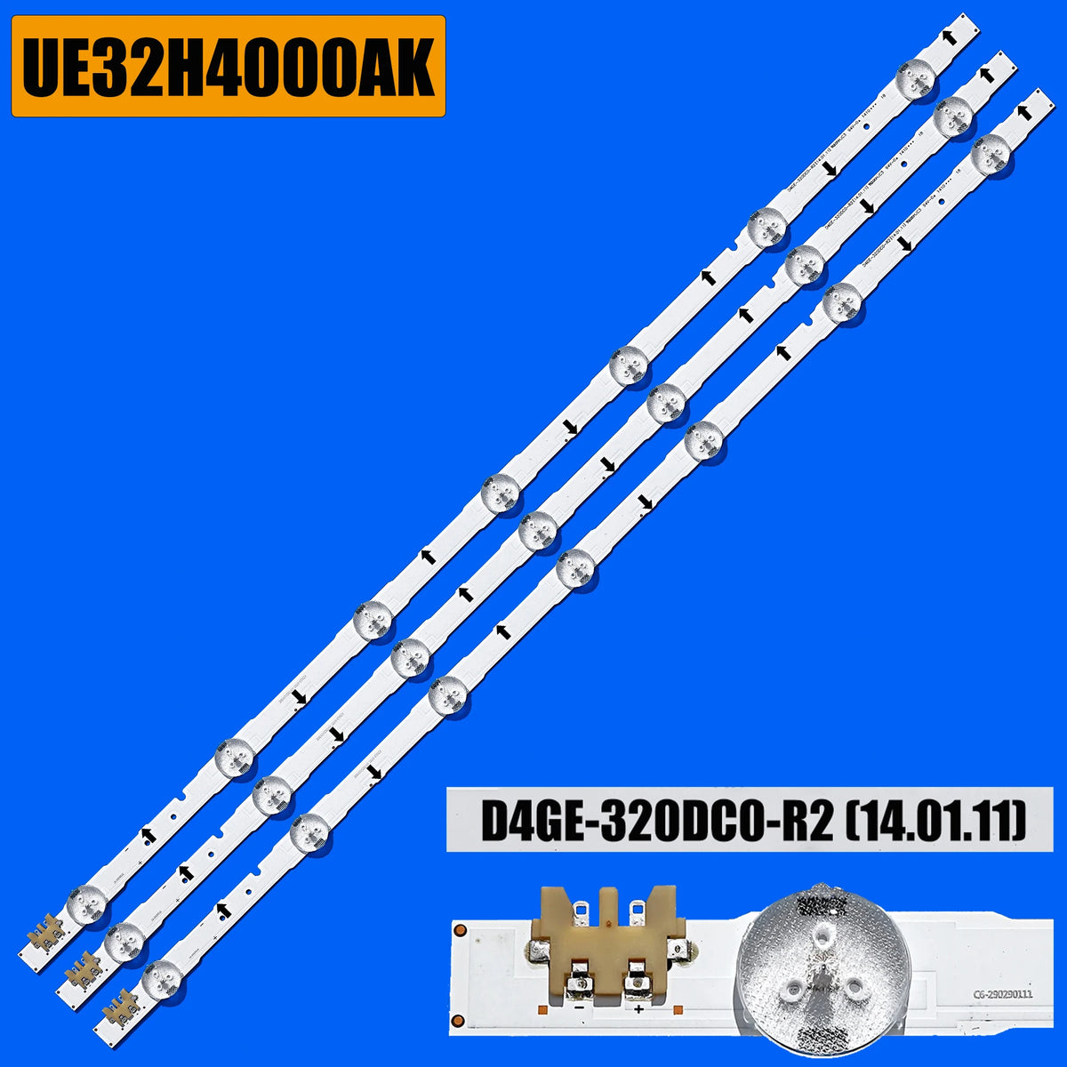 bande lumineuse led blanc rétro éclairage téléviseur moderne connecteur électrique fixations