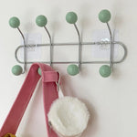 porte sacs mural moderne sacs tissu clips transparents rangement maison
