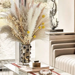 bouquet fleurs séchées pampas mariage décoration intérieure bohème graminées variées