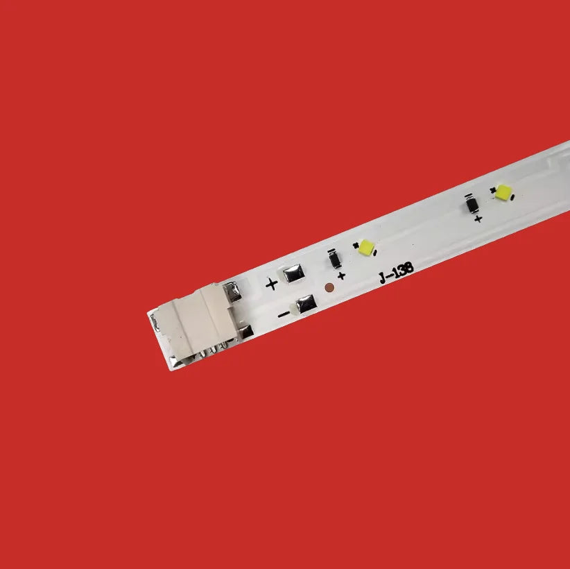 ruban led blanc moderne 515mm clips connecteurs diodes led jaunes 3v