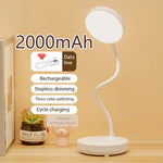 lampe led portable rechargeable blanc moderne minimaliste gradation couleur continu usb