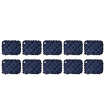 coussin gonflable tufté moderne vert bleu marine gris anti escarres portable camping