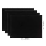 tapis four antiadhésif teflon résistant chaleur noir moderne 40x33cm 58x41cmversible