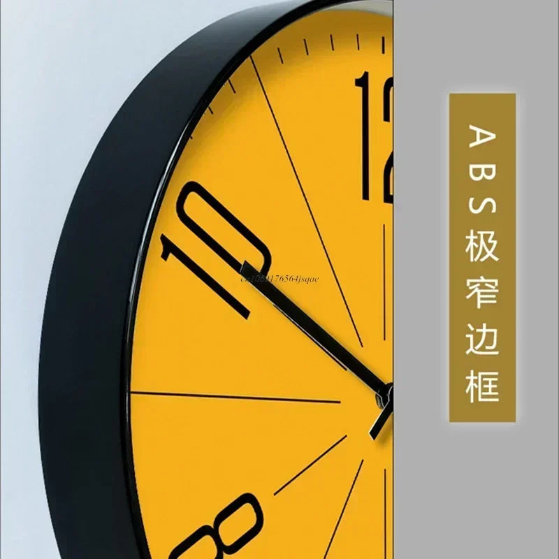 horloge murale numérique quartz visage unique cadre doré transparent minimaliste chambre salon decoration